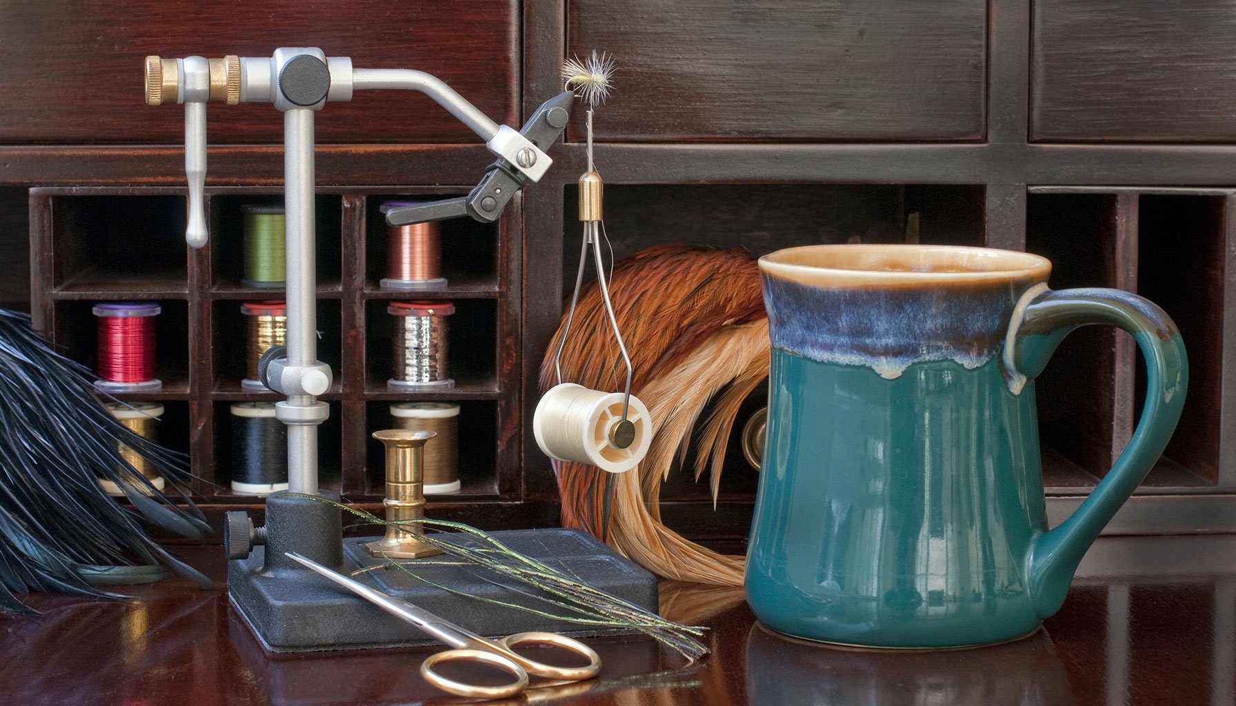 Rotary Fly Tying Vises