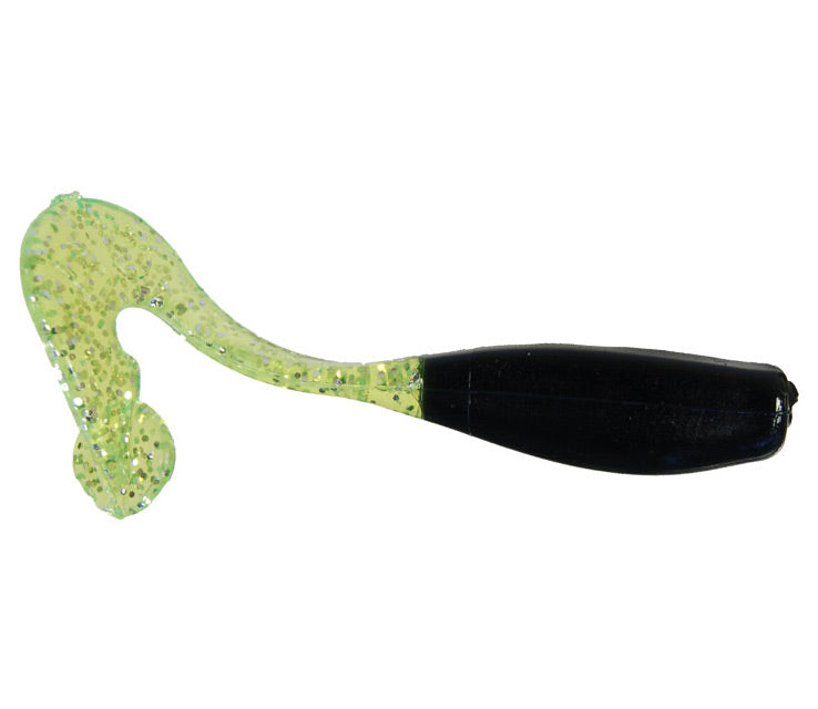 Bobby Garland StrollR 2.5in 12ct Black/Chartreuse Silver