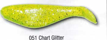 Luckie Strike Shad Minnow 4 50ct Chart Glitter