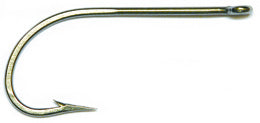 Mustad OShaughnessy Hook Stainless 100ct  Size 1/0