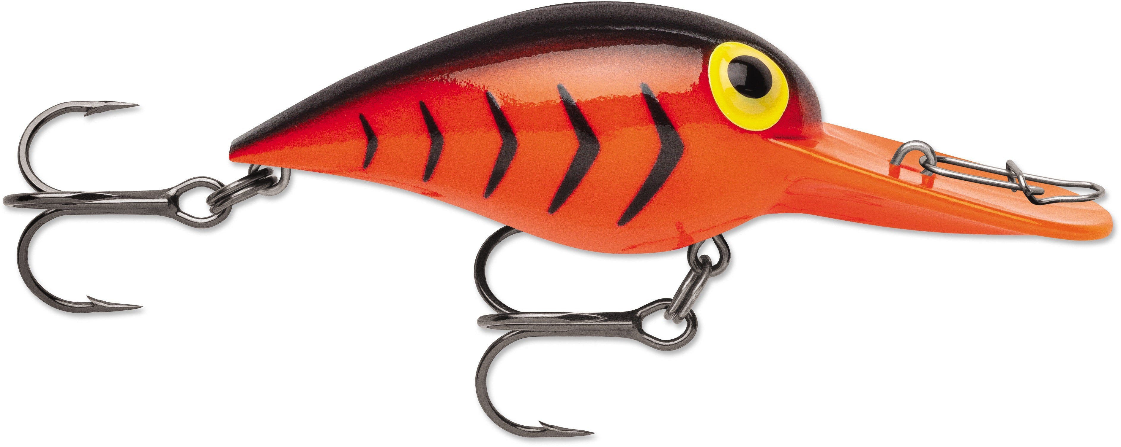 Storm Wiggle Wart 2 3/8 Fluor Red/Black HB