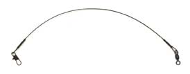Eagle Claw Black Steel Leader 3ct 18 45lb
