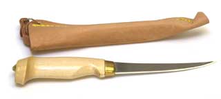 Eagle Claw Tool Filet Knife 4 w/Wood Handle