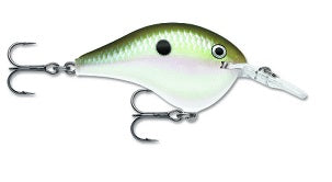 Rapala DT Series 6 3/8 2 Green Gizzard Shad