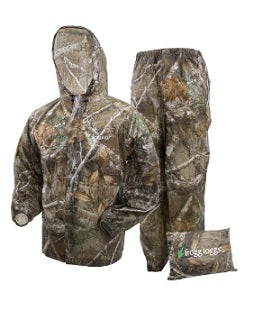 Frogg Toggs Mens Ultra-Lite2 Rainsuit- Realtree Edge Size XL