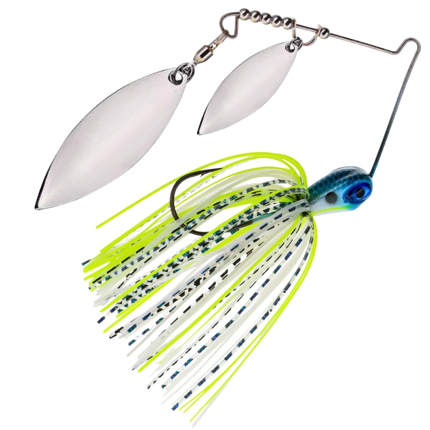 Reaction Tackle Spinner Bait Fishing Lure for Bass Fishing (3-Pack) Also for Trout Pike Salmon Walleye