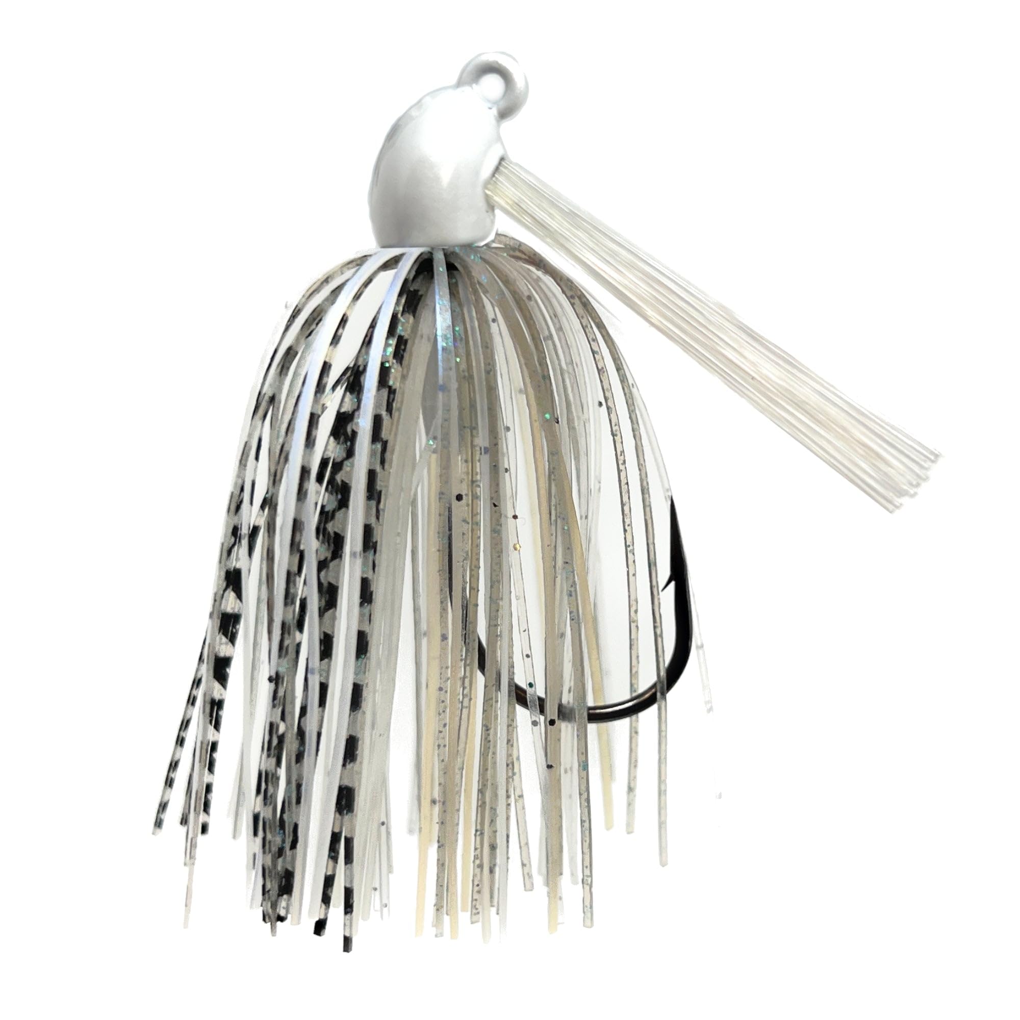 Reaction Tackle Tungsten Swim Jig for Bass Fishing - Weedless Design with 97% Pure Tungsten Jig Head and Silicone Skirt - Fishing Tackle for Pike, Walleye and Muskie and More (2-Pack)