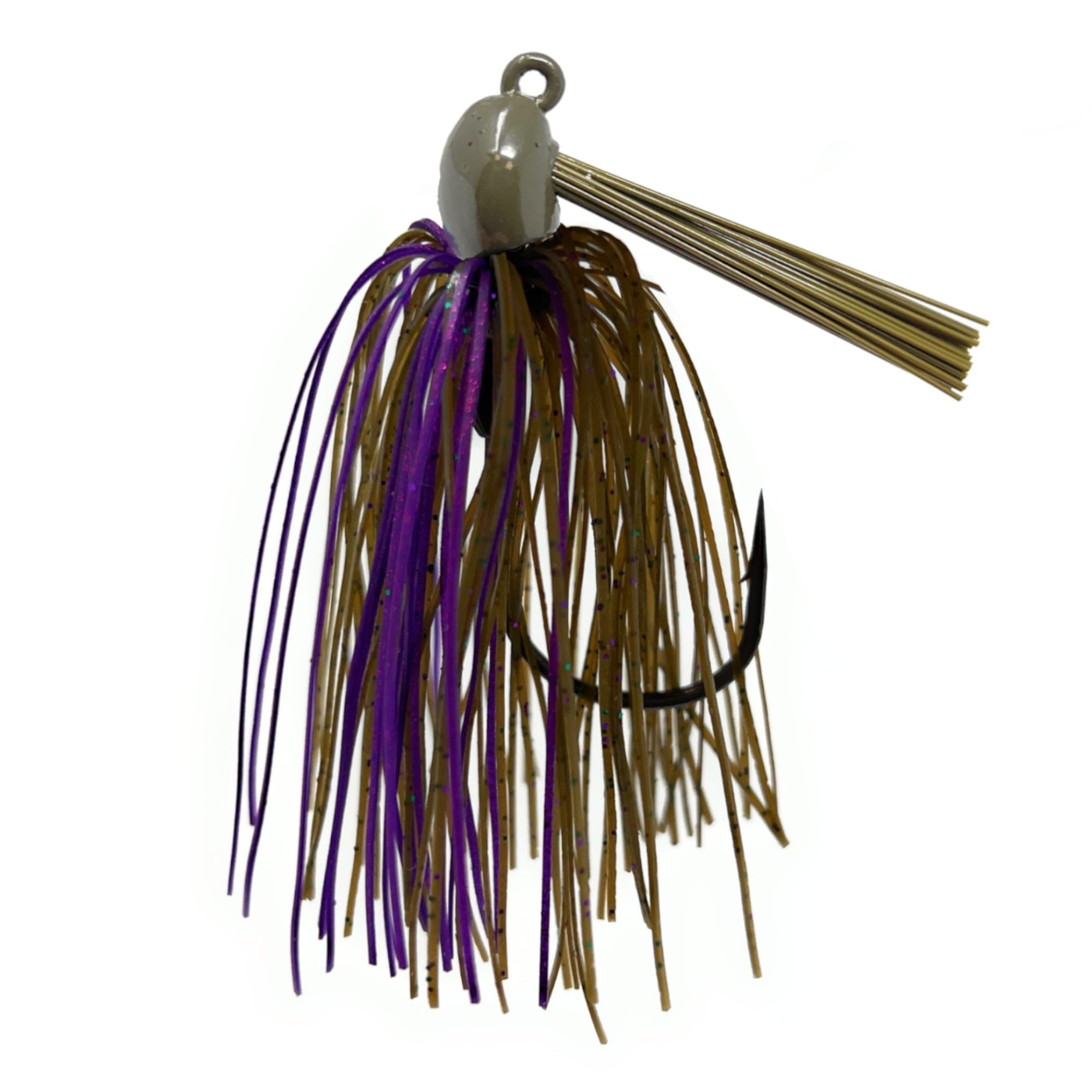 Reaction Tackle Tungsten Swim Jig for Bass Fishing - Weedless Design with 97% Pure Tungsten Jig Head and Silicone Skirt - Fishing Tackle for Pike, Walleye and Muskie and More (2-Pack)