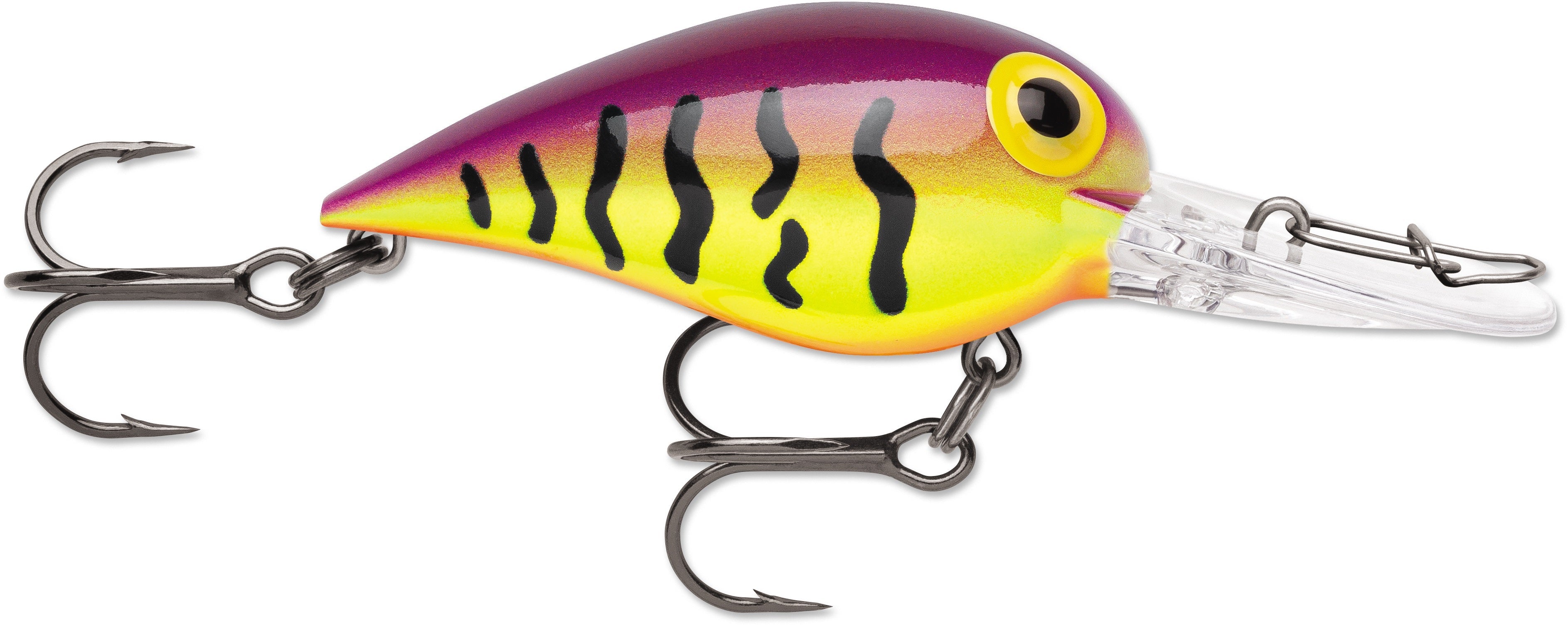 Storm Wiggle Wart 2 3/8 Purple Tiger