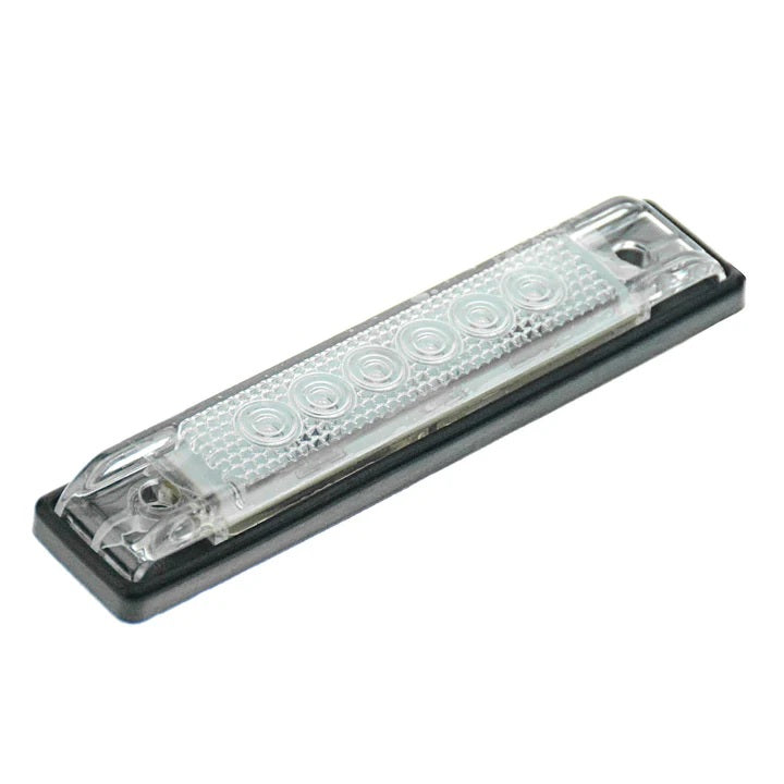 TH Marine Slim Line Ii 4  Low Profile Led Strip Light, 3528 Led  Blue / 2 Pcs X #4 X 22Mm Ss Screw