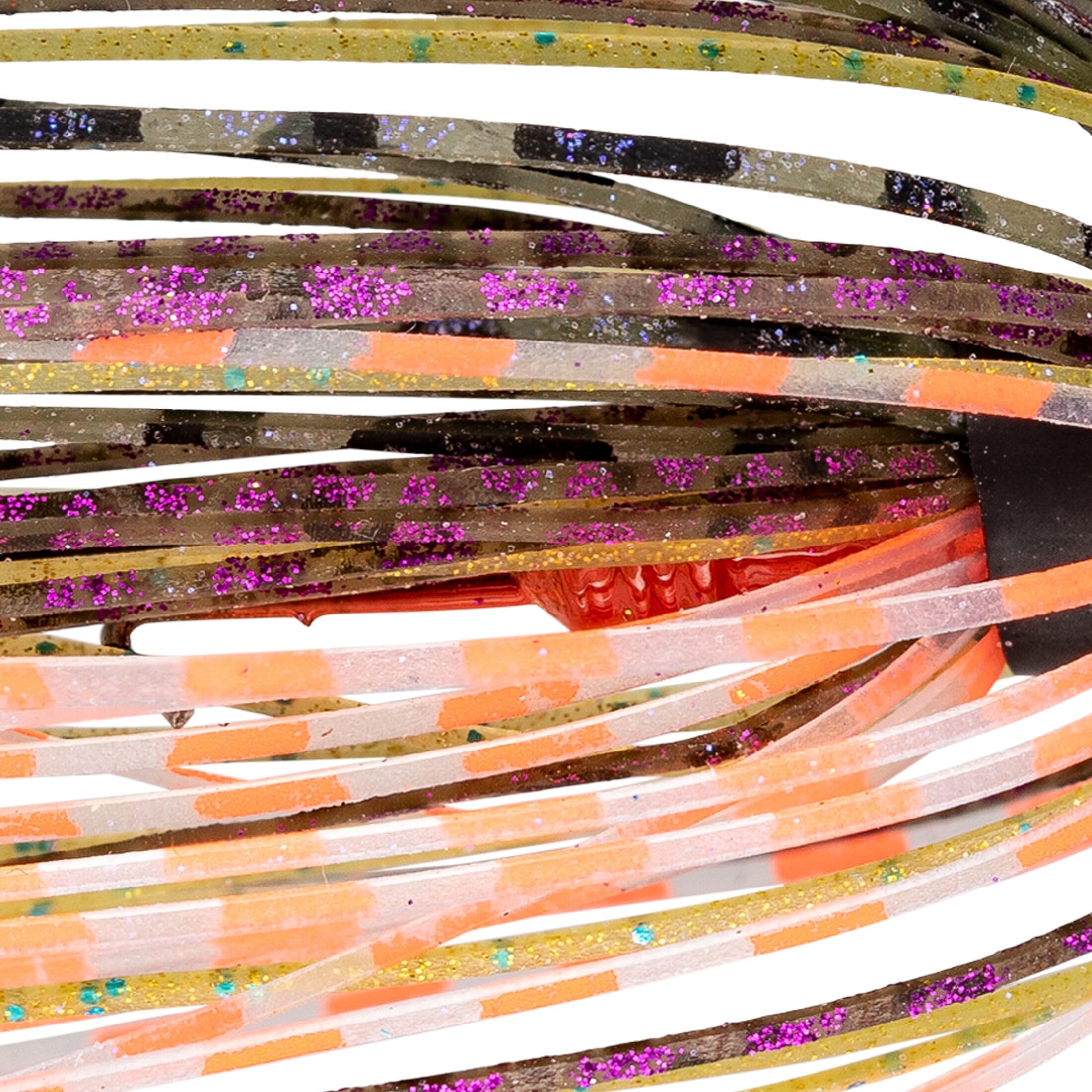 Strike King Thunder Cricket Fishing Lure, Vibrating Swim Jig, Silver Blade, 4/0 Jungle-Style Flipping Hook