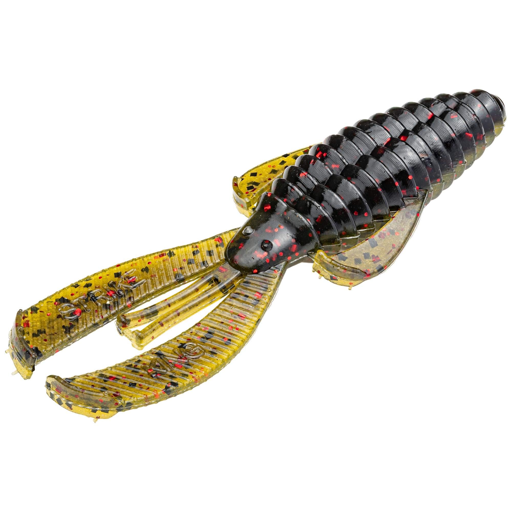 Strike King Rage Bug Fishing Lure, Soft Plastic Grub, Unique Design, Subtle Action