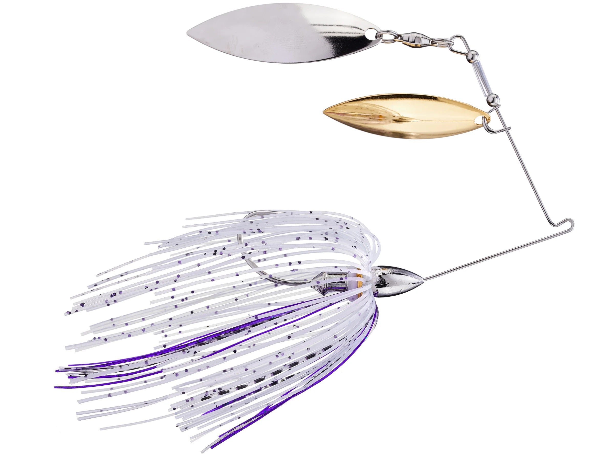 War Eagle Spinnerbait Nickle Frame DW 3/8 Purple Shad