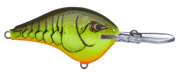Rapala DT Series 10 3/5oz 2.25in Chartreuse Rootbeer Crawdad