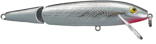 Rebel Jointed Minnow 1.75 Silver/Black
