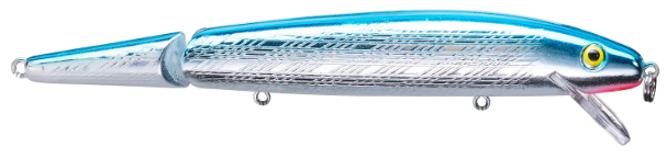 Rebel Jointed Minnow 4.5 Silver/Blue