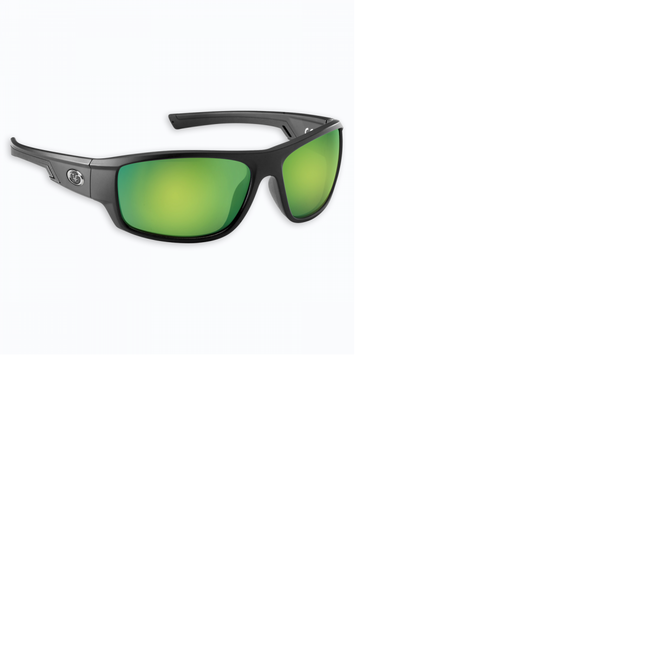 Flying Fisherman Reefline Matte Black Green Mirror