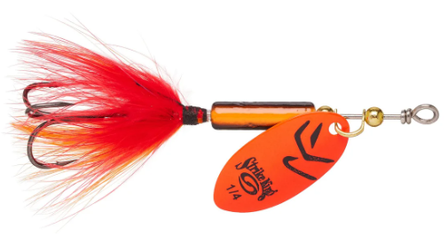 Strike King Bitsy Spinner 1/16 oz Fire Craw