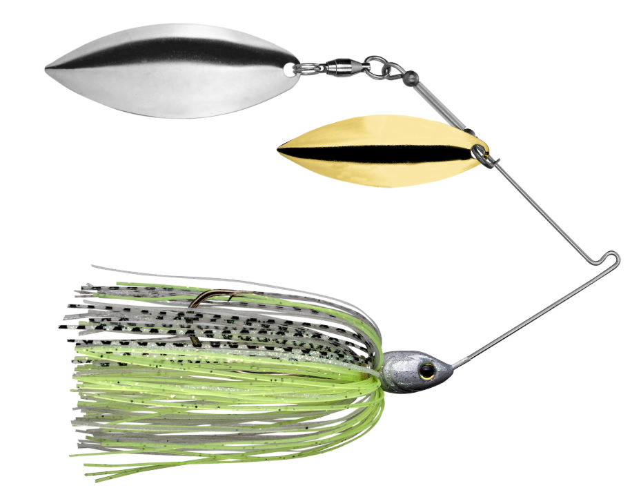 Strike King Tour Grade Spinnerbait 1/2 oz Willow/Willow / Spot Remover