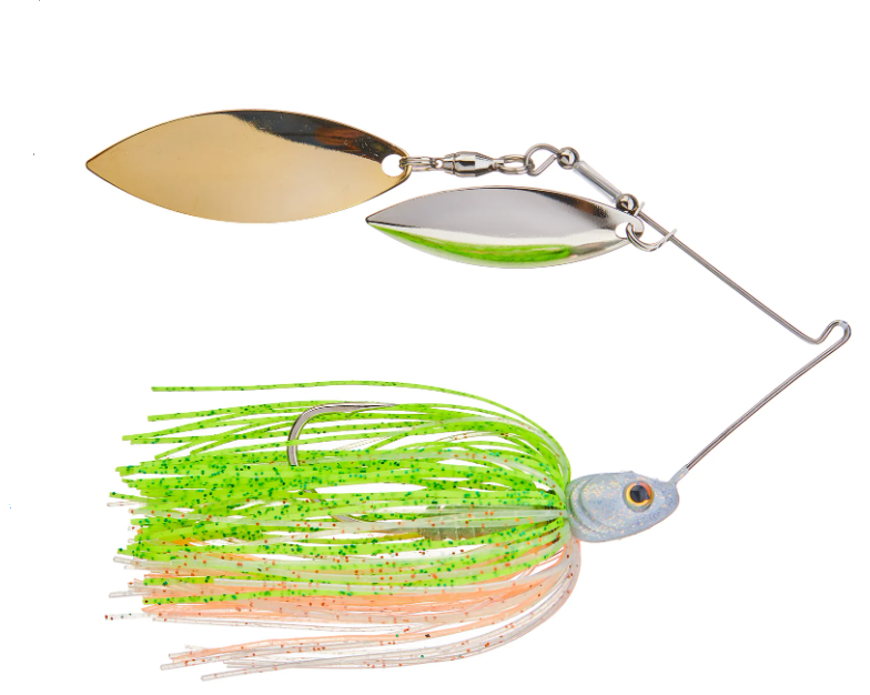 Strike King Tour Grade Compact Spinnerbait 1/2 oz (Willow/Willow) - Sun Perch