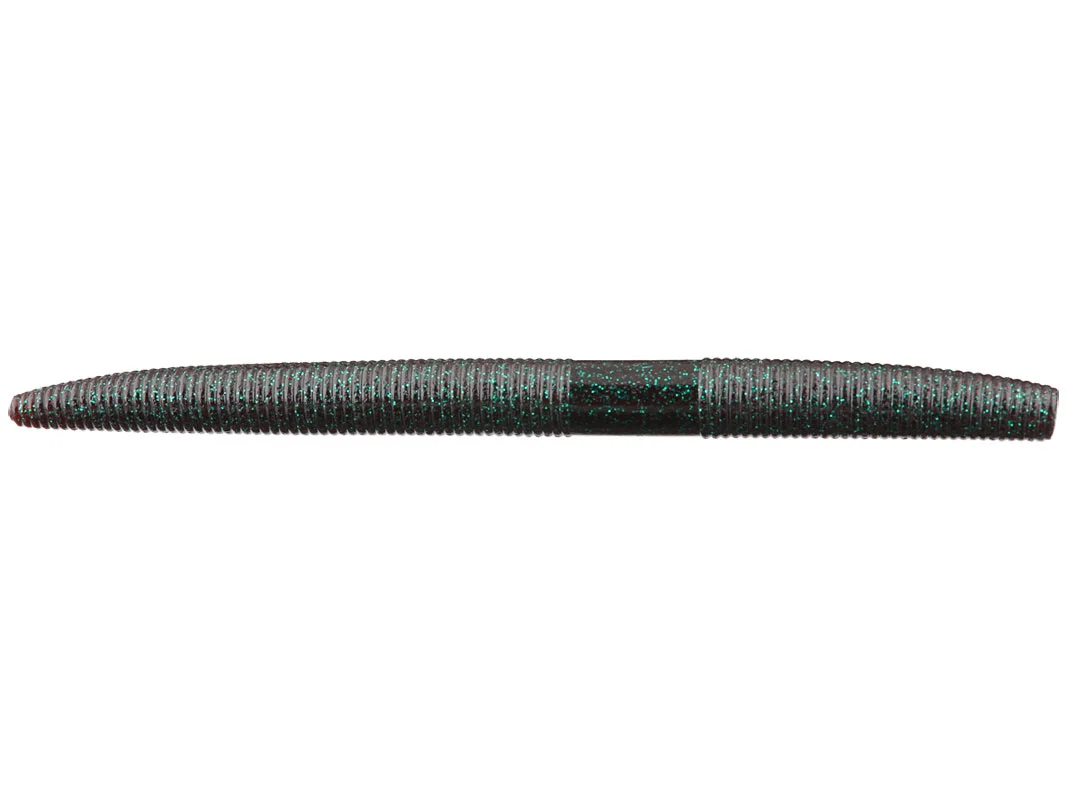 Yamamoto 5in SENKO 10pk Plum w Small Emerald Flake