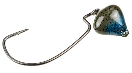 Strike King Mark Davis Jointed Structure Head 1/2oz 2ct Blue Craw