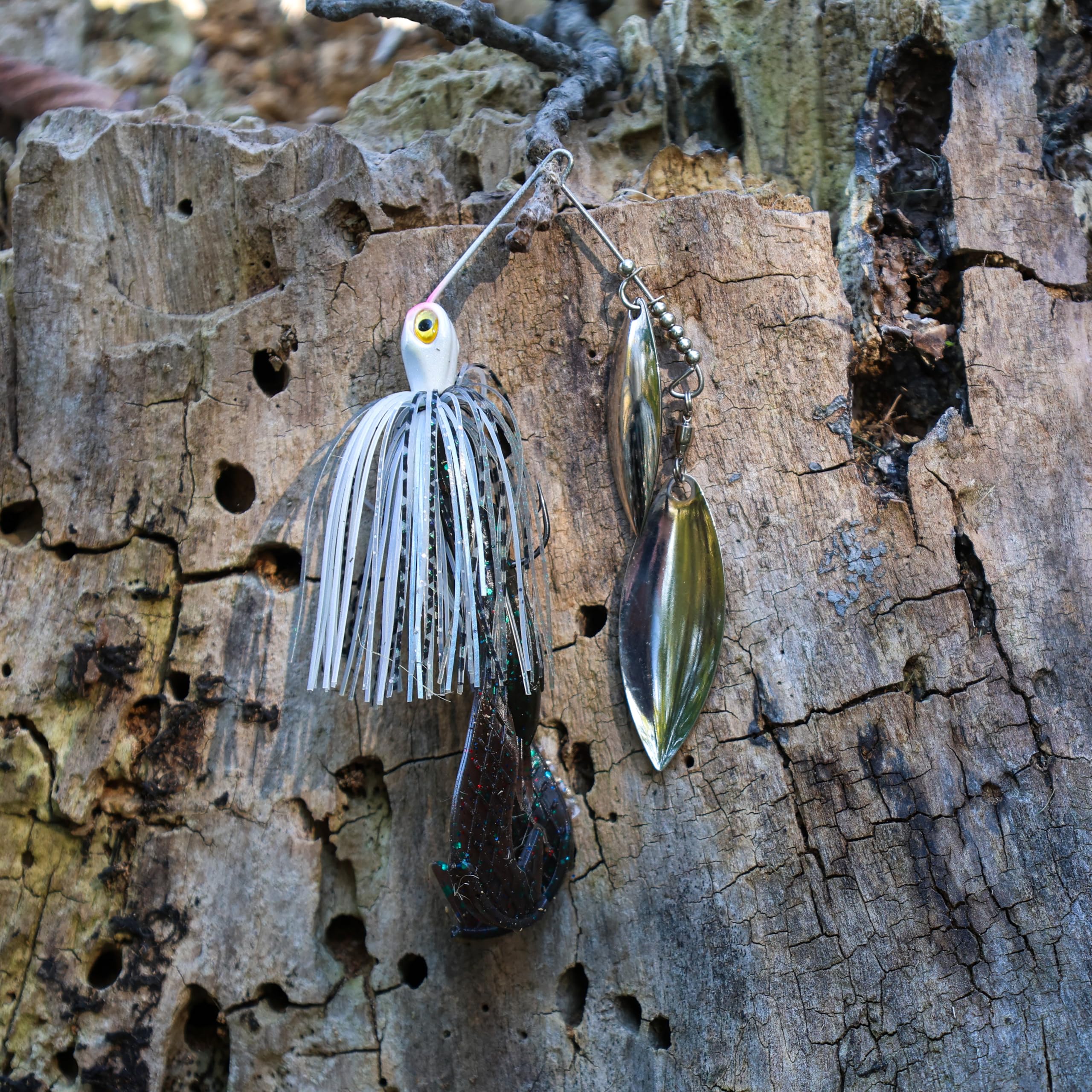 Reaction Tackle Spinner Bait Fishing Lure for Bass Fishing (3-Pack) Also for Trout Pike Salmon Walleye