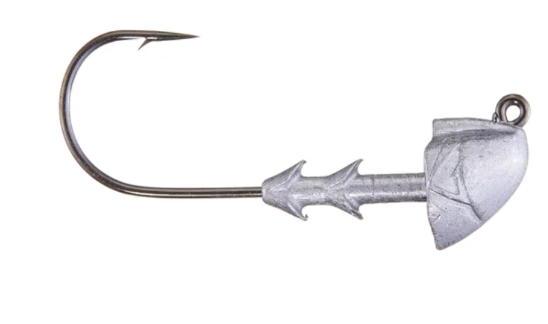 Buckeye The Shocker Swimbait Head - Light Wire 1/4 oz Unpainted 3pk