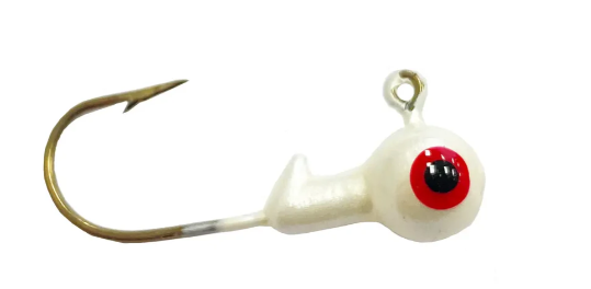 Head Hunter Ball Head Jigs 1/16 White 10ct