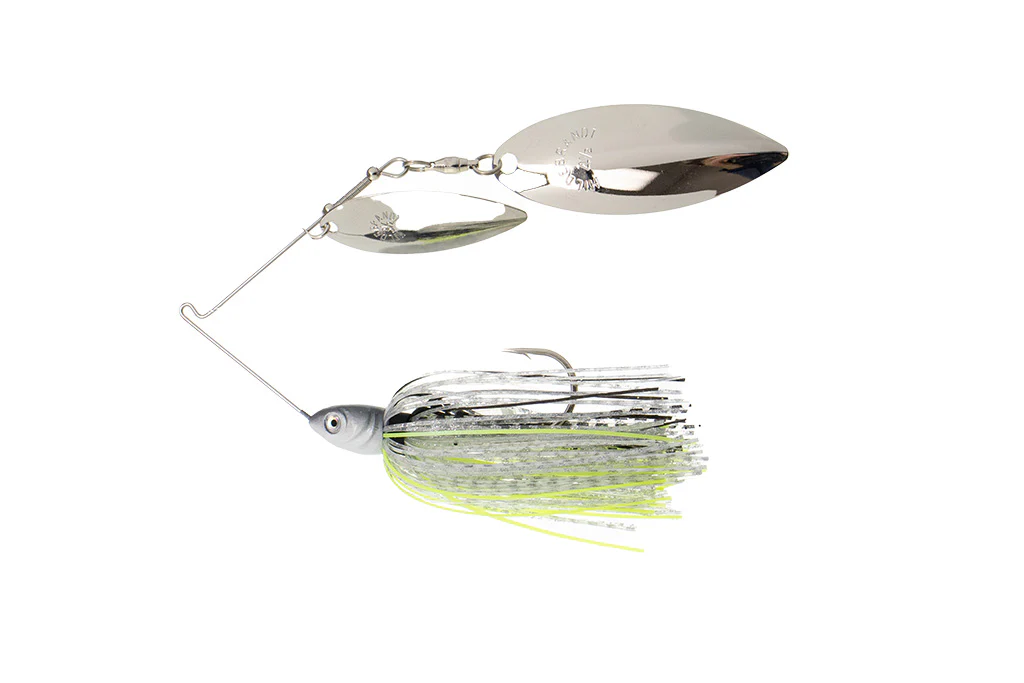 Dirty Jigs Compact Spinnerbait, Chartreuse Shad, 1/2oz