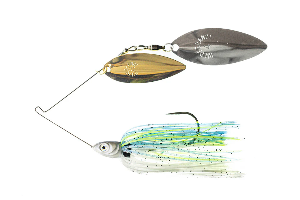 Dirty Jigs Compact Spinnerbait, Citrus Shad, 3/8oz