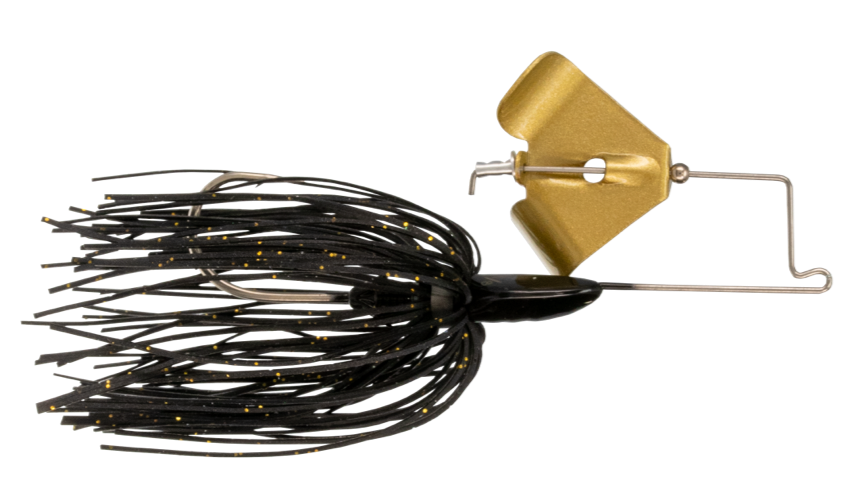Buckeye Buzzerk Buzzbait 3/8 Black Gold Blade