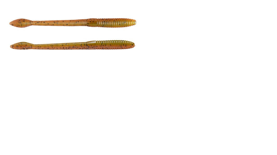 Strike King Fat Baby KVD Finesse Worm 5in 12ct Dirt