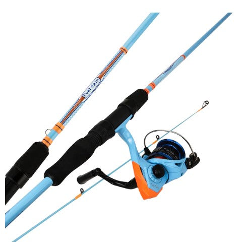 Okuma Fin Chaser X-Series Spin Combo 7ft 2pc Sea Foam & Black
