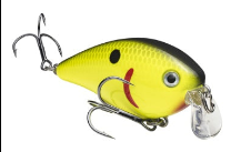 Strike King KVD Shallow Square Bill 3/8oz Chartreuse Black Back