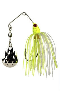 Strike King Mini-King Spinnerbait  Chartreuse Head ChartreuseWhite Skirt