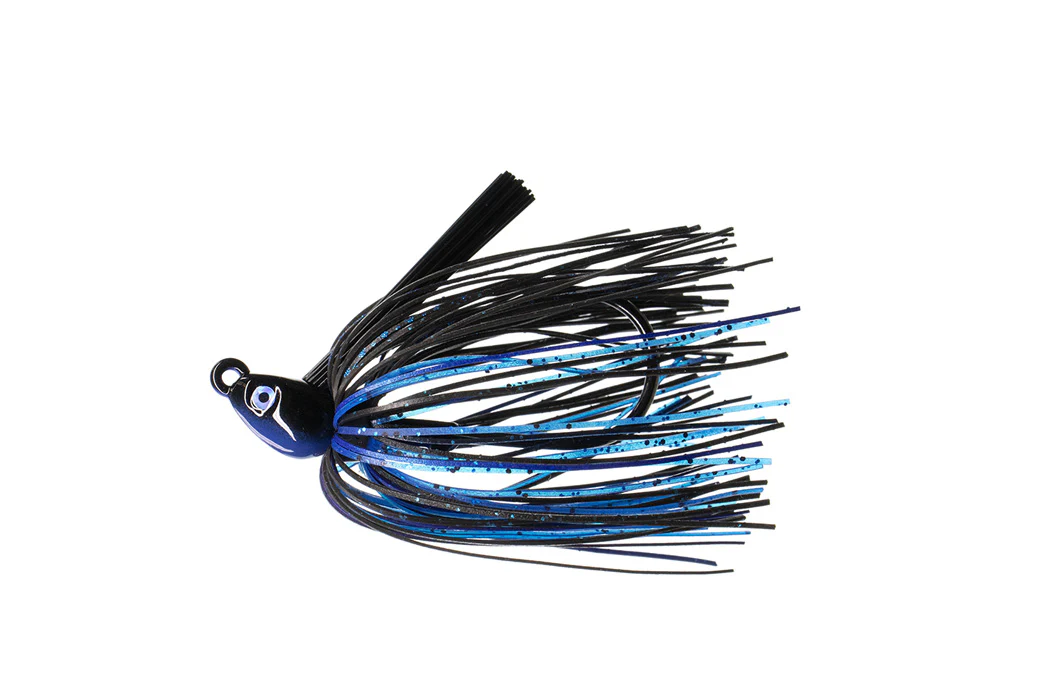 Dirty Jigs No-Jack Swim Jig, Black & Blue, 1/2oz