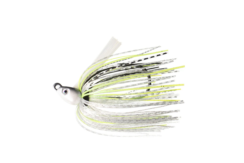 Dirty Jigs No-Jack Swim Jig, Chartreuse Shad, 3/8oz
