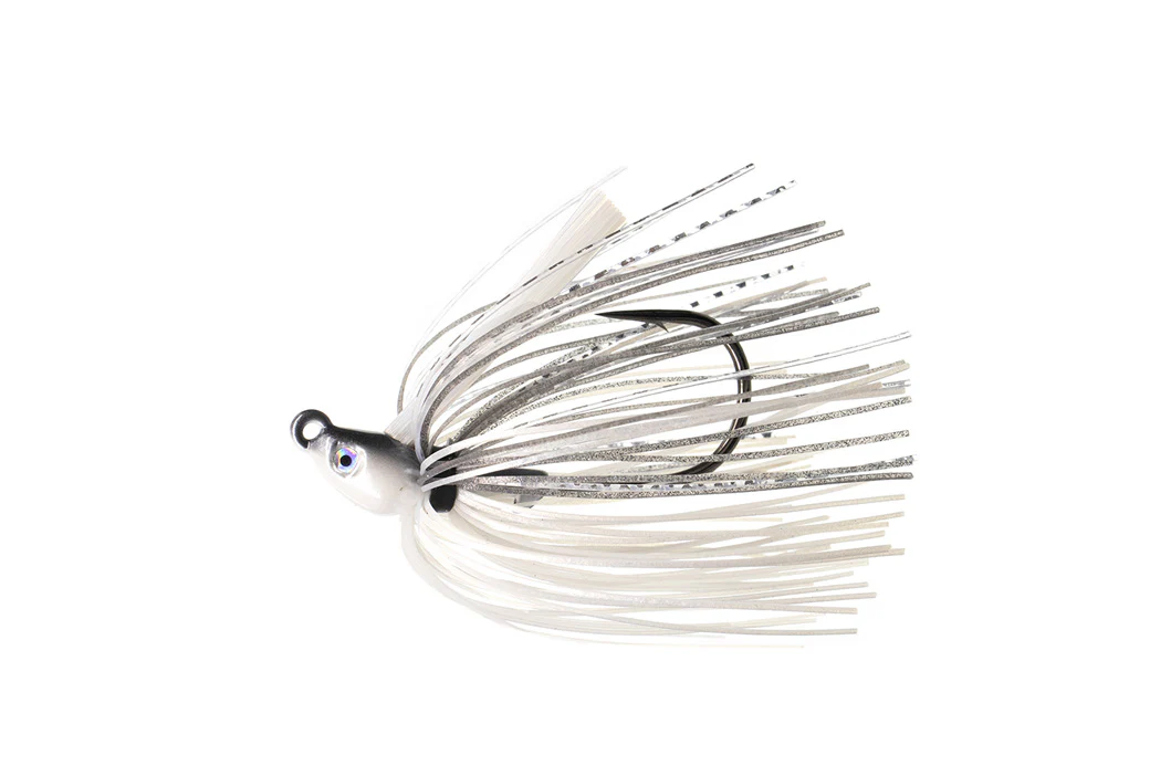 Dirty Jigs No-Jack Swim Jig, Pearl Ghost Shiner, 1/2oz