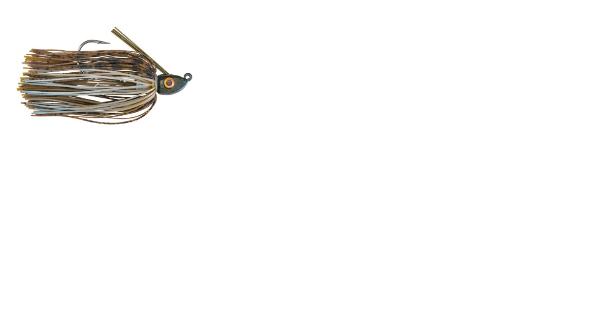 Strike King Swimming Jig 1/4oz Blue Craw