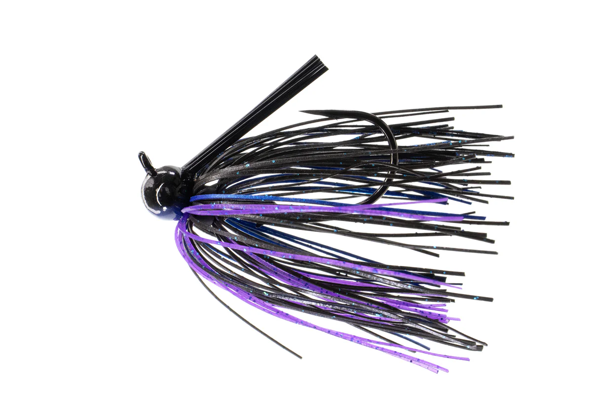 Dirty Jigs Tour Level Football Jig, Black Blue & Purple, 1/2oz