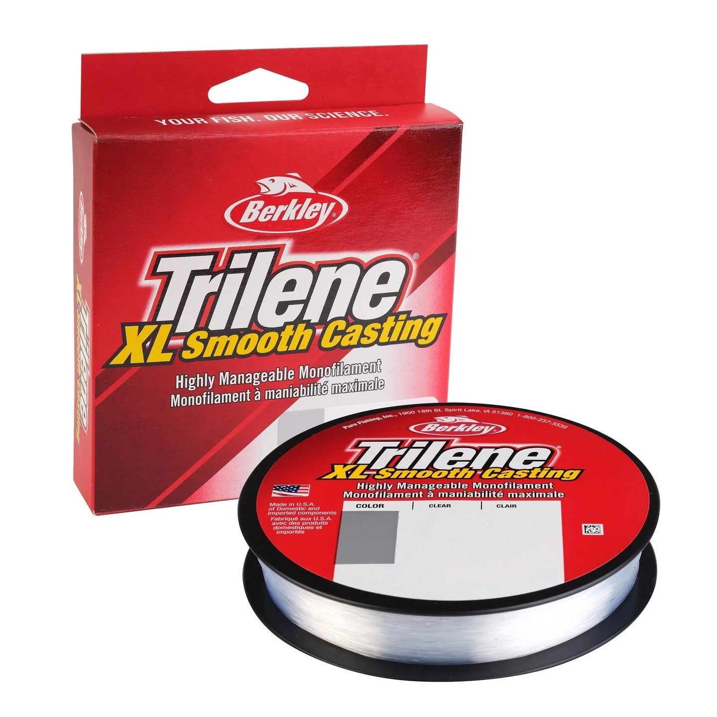Berkley Trilene XL Monofilament Clear 8lb 330yd